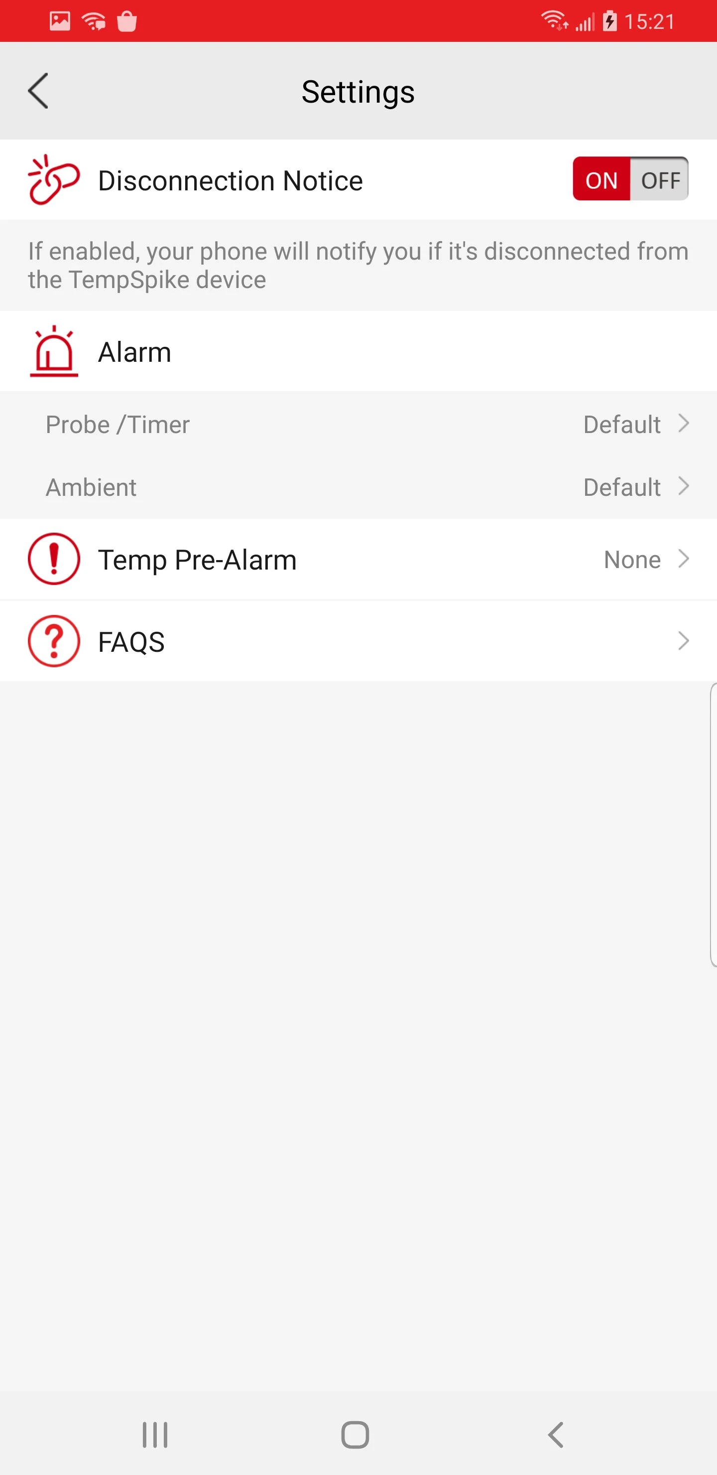 TempSpike screenshot